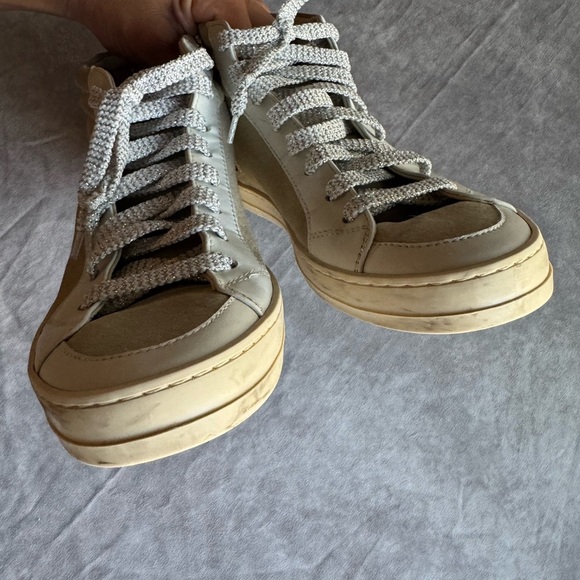 P448 Silver and White Sneakers - Picture 7 of 11